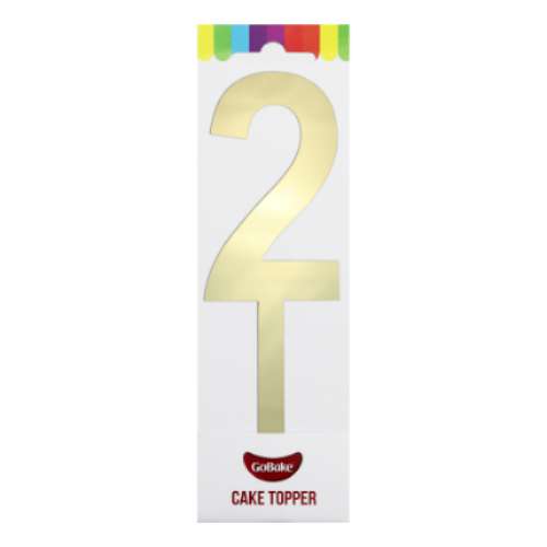 Gold Acrylic Number - 2
